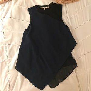 Rachel Roy Asymmetrical Sleeveless Top